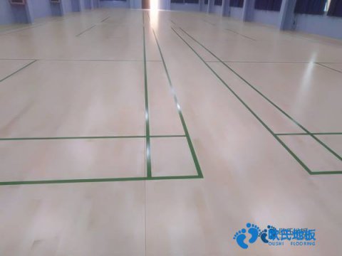 學(xué)?；@球館地板沖擊測試